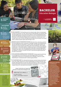 Flyer 2022 | Studiengang Bachelor Education Biologie | JGU Mainz