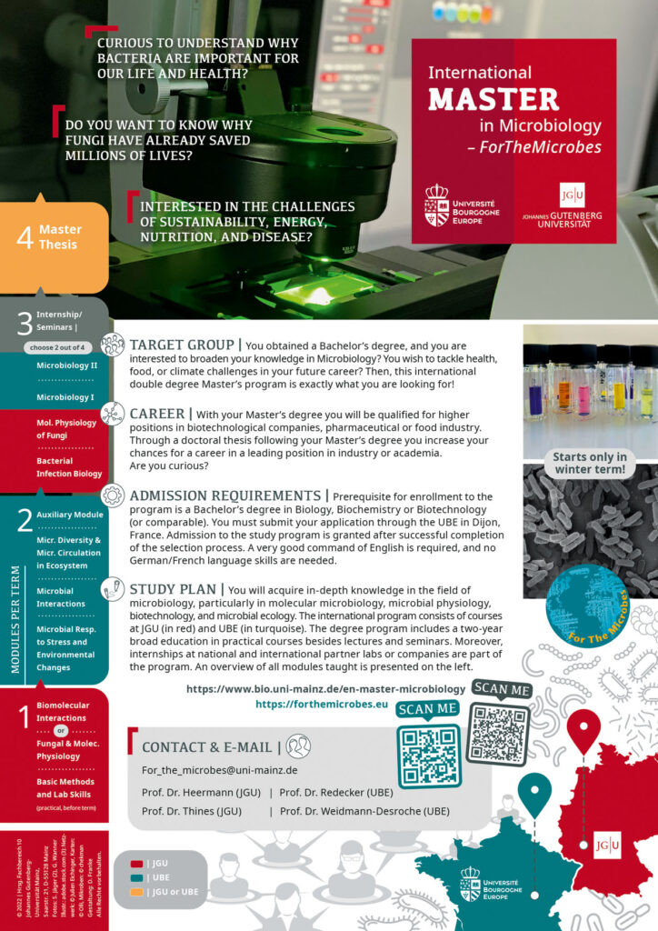 Flyer International Master in Microbiology
